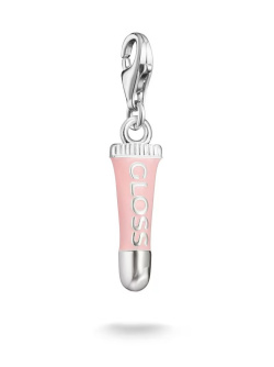 Thomas Sabo Original Silver Charm Pendant Pink Lipgloss Thomas Sabo Original Silver Charm Pendant Pink Lipgloss